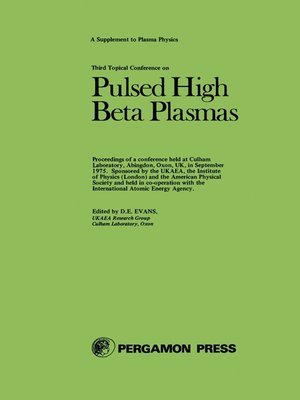 cover image of Pulsed High Beta Plasmas